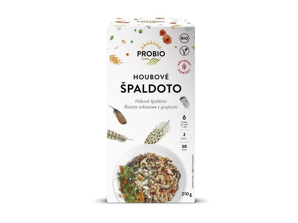 Mischung für Dinkelrisotto mit getrocknetem Gemüse und Pilzen BIO 210 g - PROBIO - Biogo.de