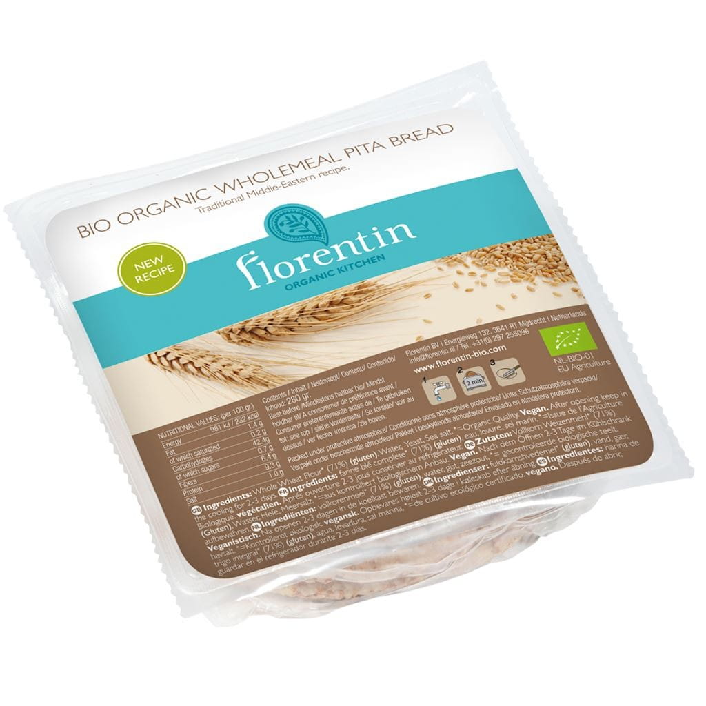 Verkauf braunes Fladenbrot BIO 280 g - FLORENTIN - Biogo.de
