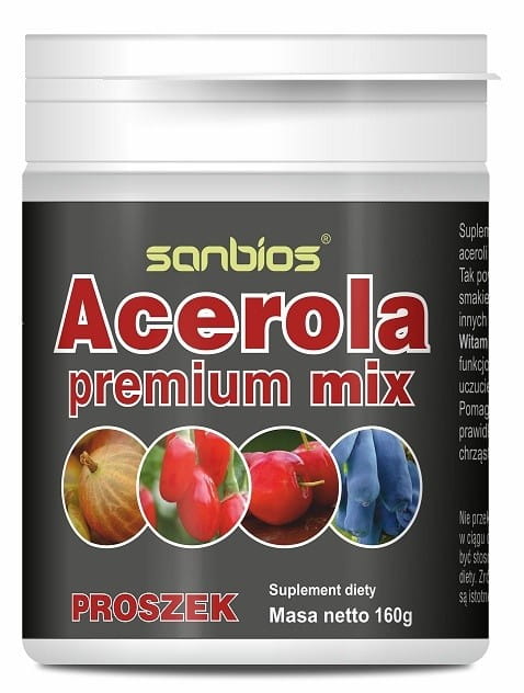 Acerola Premium Mix Pulver 160g SANBIOS - Biogo.de