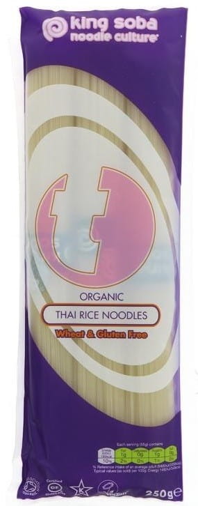 Pasta (Reisnudeln) Thai glutenfrei BIO 250 g - KING SOBA - Biogo.de