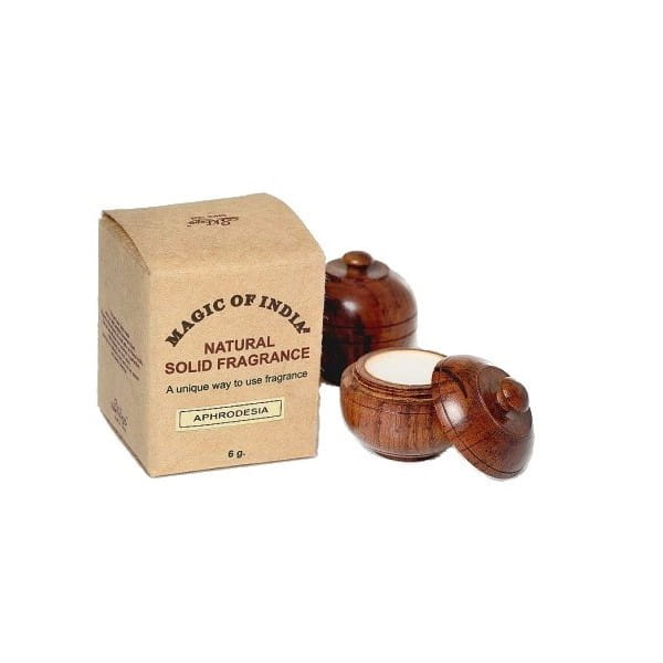 Natürliches Parfüm in Aphrodesia-Creme von SHAMASA, 6 g, cremige Textur, mit sinnlichem Duft, für natürliche Hautpflege und Duft.