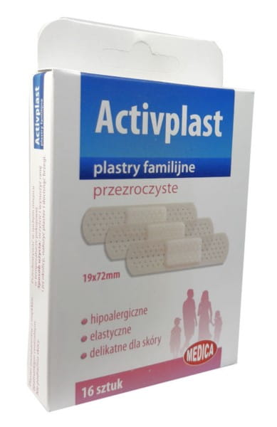 Transparente Familienpflaster 16 Stk. - ACTIVPLAST - Biogo.de