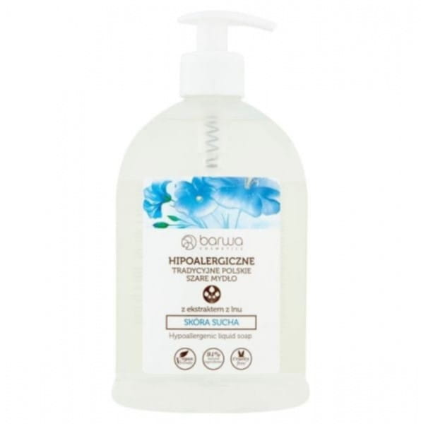 Hypoallergene Seife aus Leinen 500 ml FARBE - Biogo.de