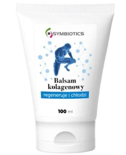 Kollagenbalsam von Symbiotics für Gelenke, 100 ml, cremige Textur in einer offenen Tube, ideal für Gelenkpflege
