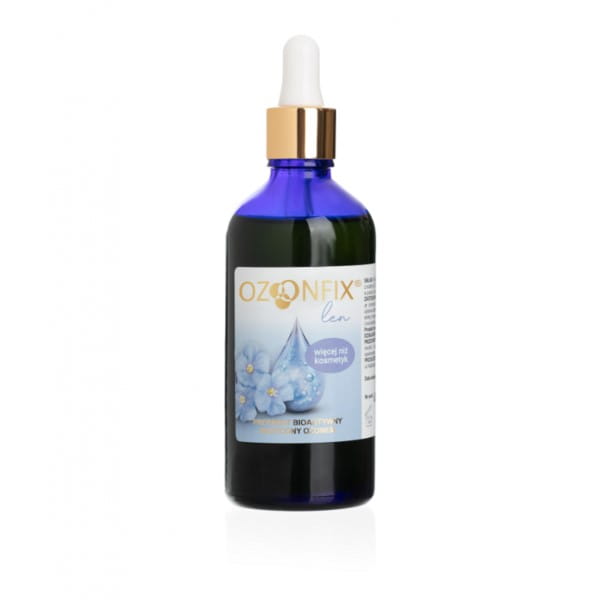 Flachs 100 ml ozonisiertes Leinöl mit einer OZONFIX-Pipette - Biogo.de