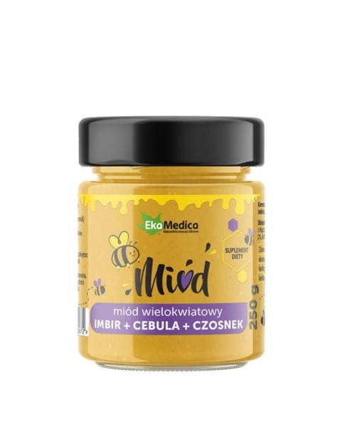 Honig, Ingwer, Zwiebel, Knoblauch, 250 g EKAMEDICA - Biogo.de