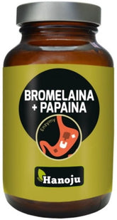 Bromelain Papain 500 MG 90 Kapseln Verdauung HANOJU - Biogo.de