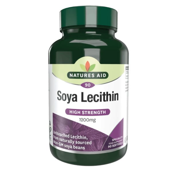 Lecithin 1200 MG 90 Kapseln NATURES AID - Biogo.de