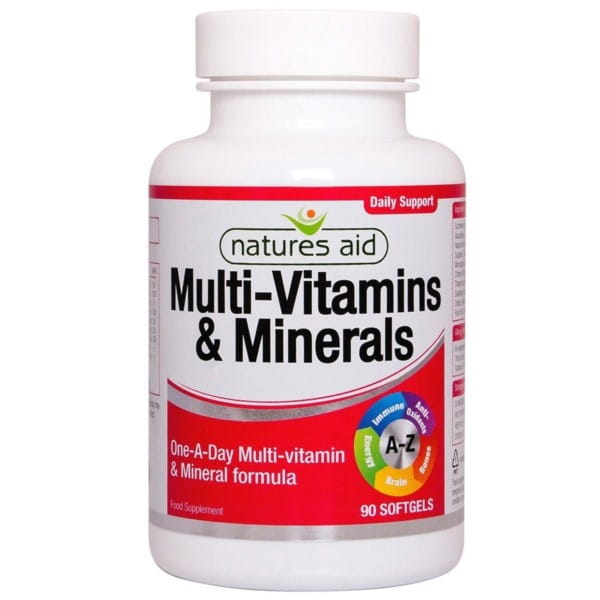 Multivitamin + min mit Eisen a - mit 90 Kapseln NATURES AID - Biogo.de