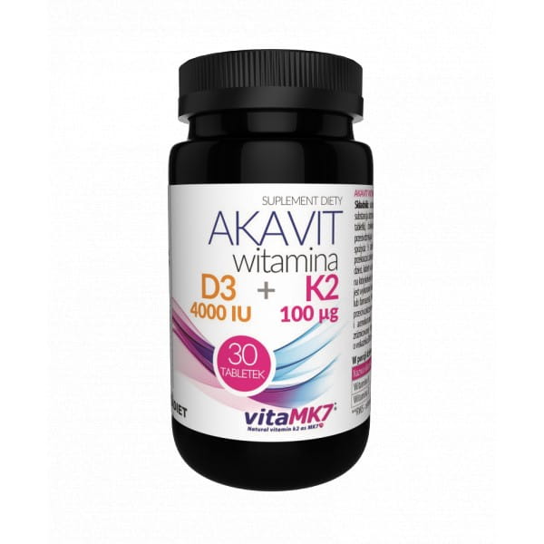 Akavit Vitamin D3 4000 K2 100 30 Tab. VITADIET - Biogo.de