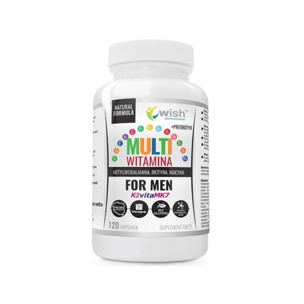 MultiWitamina Complex für Männer 120 Kapseln WISH - Biogo.de