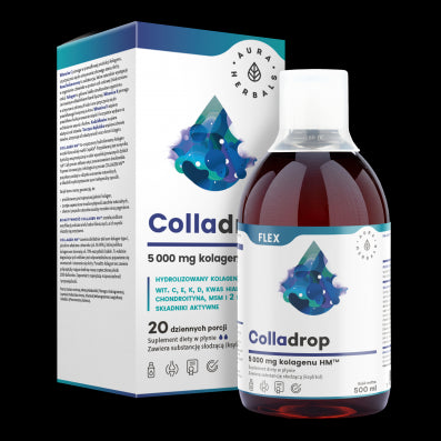 Colladrop flex Meereskollagen 5000 mg 500 ml AURA-KRÄUTER - Biogo.de