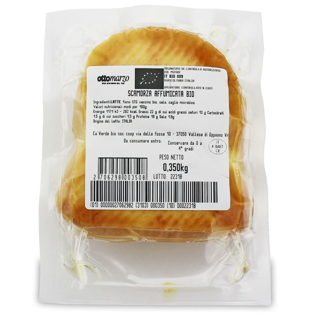 Geräucherter Scamorza affumicata-Käse BIO 03,8 kg - CA'VERDE - Biogo.de