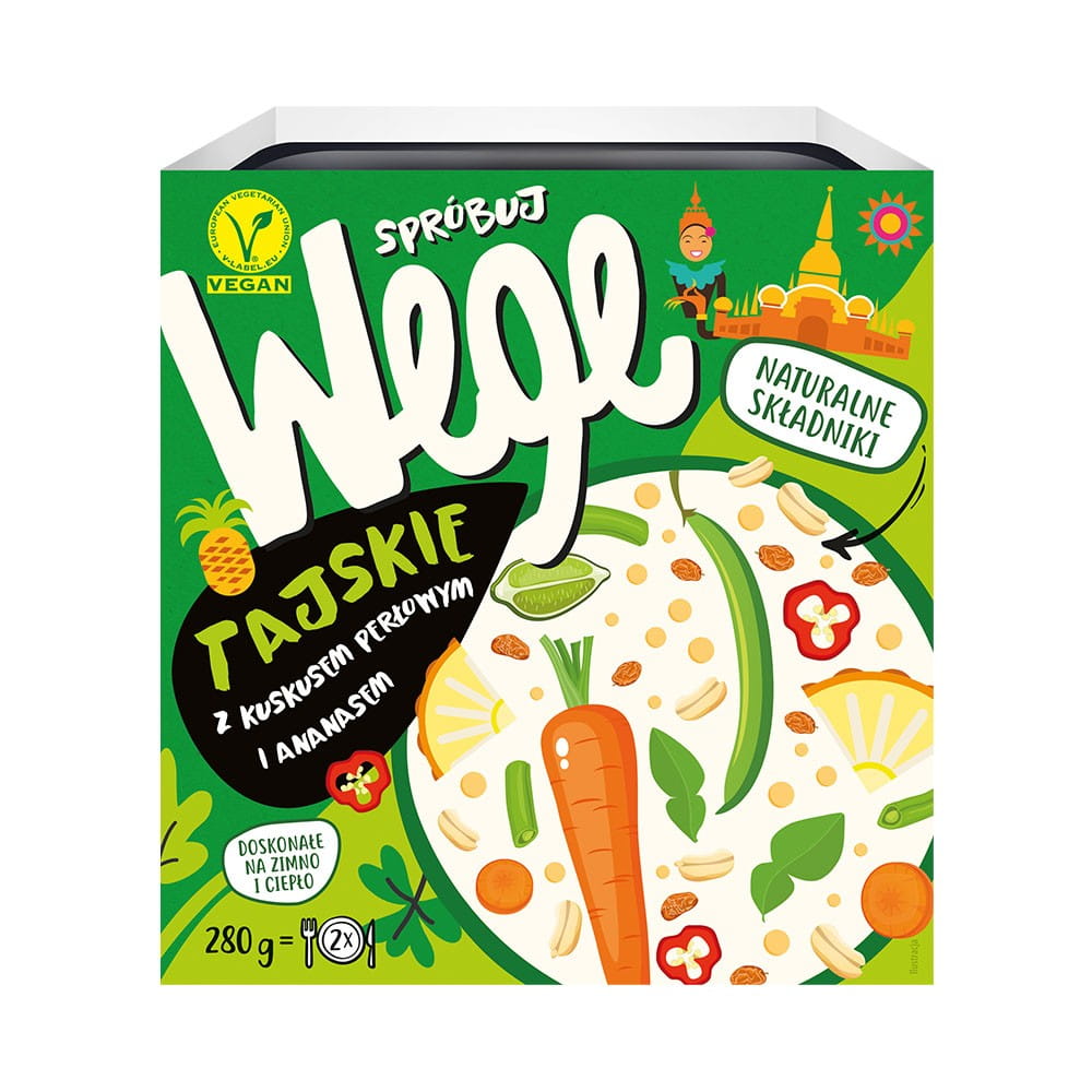 Thailändisches Gericht mit Perlkouscous und Ananas 280 g - Biogo.de