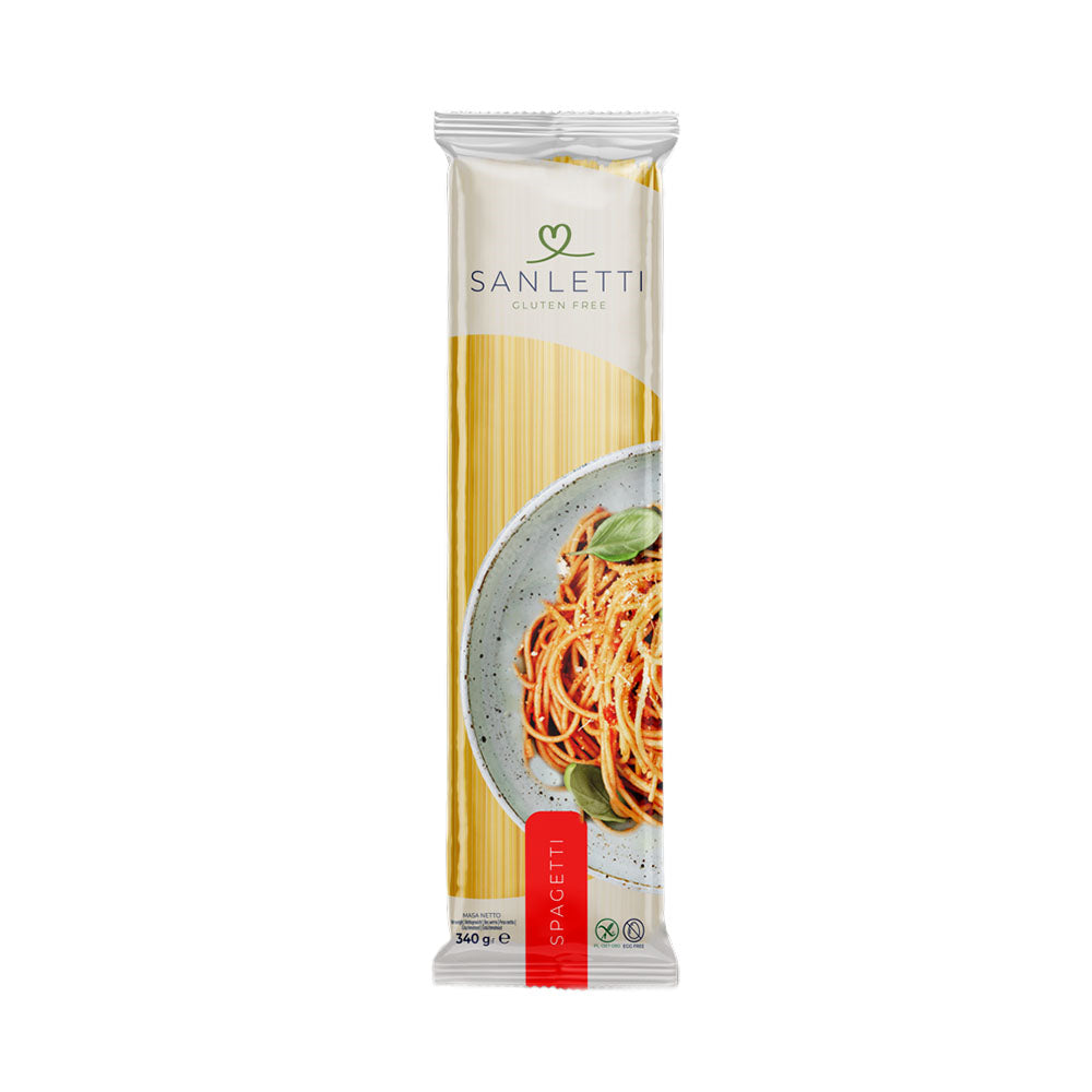 Glutenfreie Spaghetti Nudeln 340 g - SANLETTI - Biogo.de