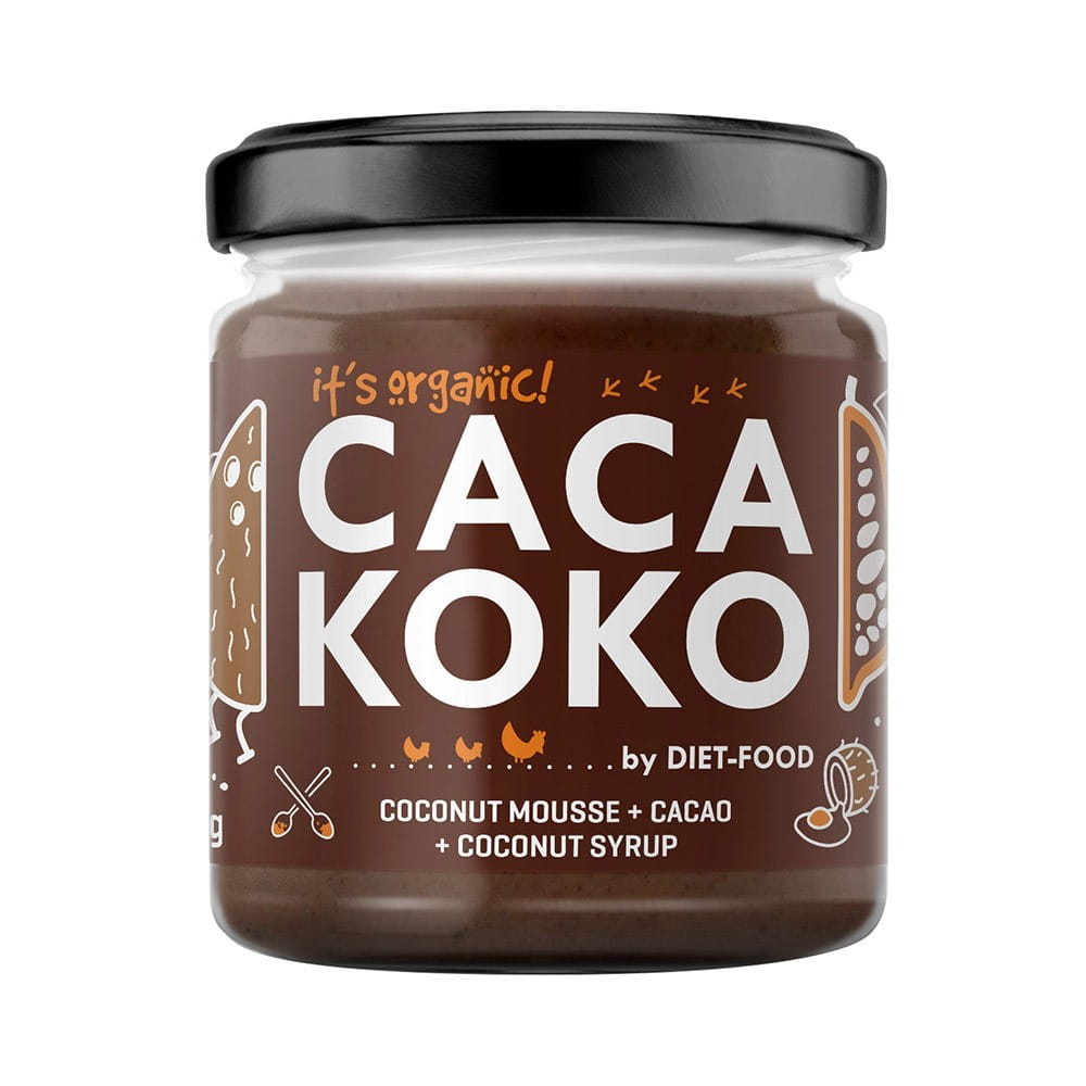 Kokoscreme mit Kakao cacakoko BIO 200 g - DIETFOOD - Biogo.de