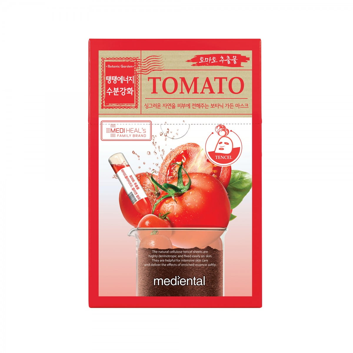 Gesichtsmaske mit feuchtigkeitsspendenden und straffenden Tomaten 23 ml - MEDIHEAL - Biogo.de