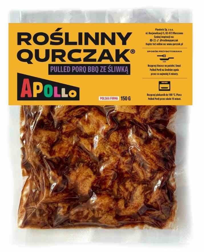 Apollo Vegetable Qurczak® Pulled PorQ BBQ mit Pflaume 150g - Biogo.de