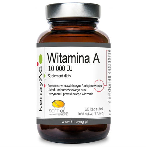 Vitamin A 10.000 IE Kapseln von SOFT GEL TECHNOLOGIES INC., Ansicht der Verpackung mit 60 Kapseln