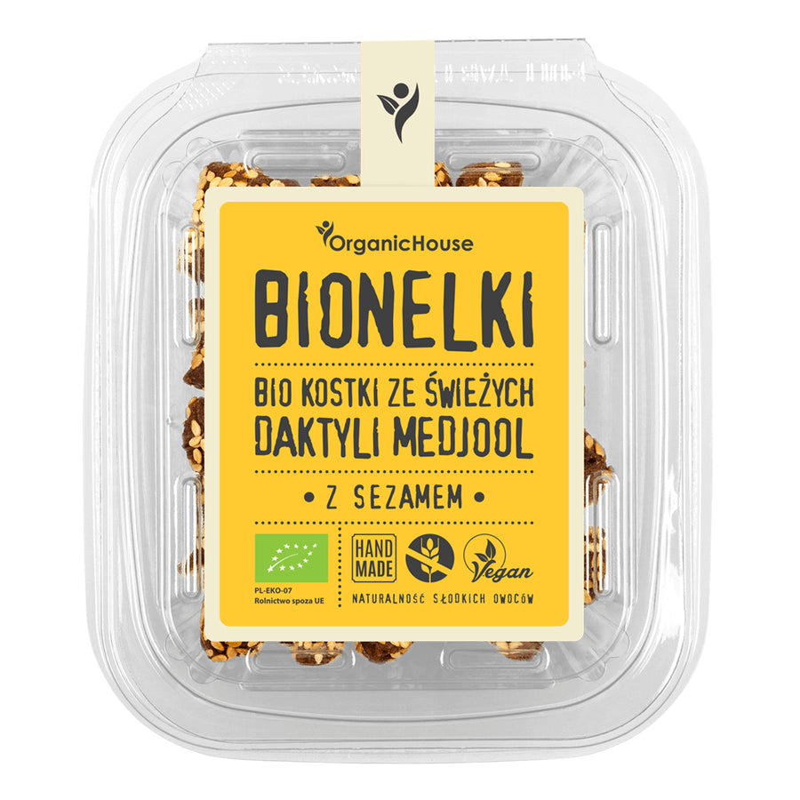 Datteln mit Sesam glutenfrei BIO 80 g - BIONELS
