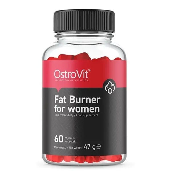 OSTROVIT Fat Burner für Frauen, 60 Kapseln, flüssige Kapseln zur Fettverbrennung, Energielieferant, Fitness Ergänzung