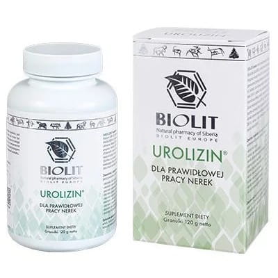 Biolite UROLIZIN 90 g für die Nieren, natürliche Nahrungsergänzung in Dose mit Bio-Lizinenextrakt und Kräutern