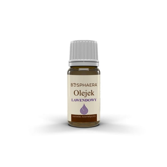Bosphaera Lavendelöl 10 ml Flasche mit Lavendelblüten und Tropfenzähler, natürliches ätherisches Lavendelöl von BOSPHAERA