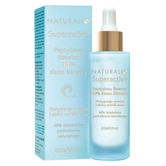 Naturalis Superaktive Peptide Schnecke Booster in einer Flasche, natürliche Hautpflege mit Schneckenextrakt