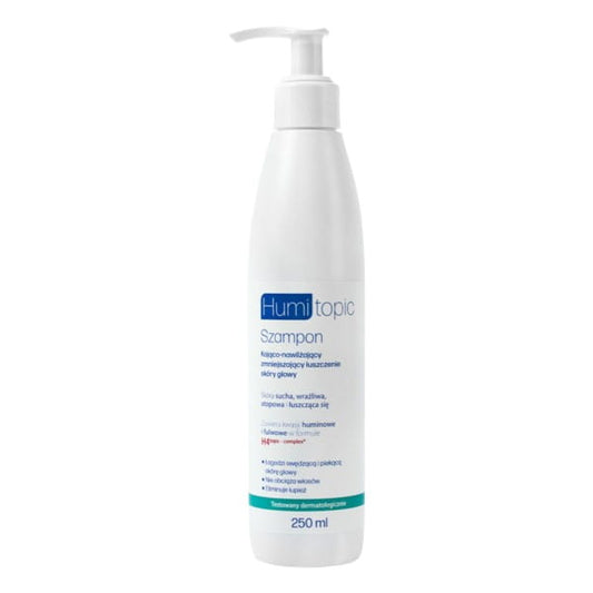 HUMITOPIC Shampoo 250 ml Flasche mit pflegendem Shampoo für trockene Kopfhaut und Haarpflege
