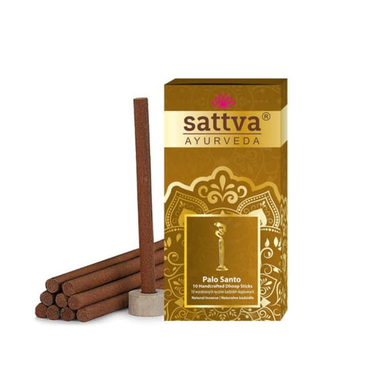 Sattva Pako Santo Weihrauch Säule, 10 Stück, natürliche Räuchersäulen für Aromatherapie und Räucherpraxis