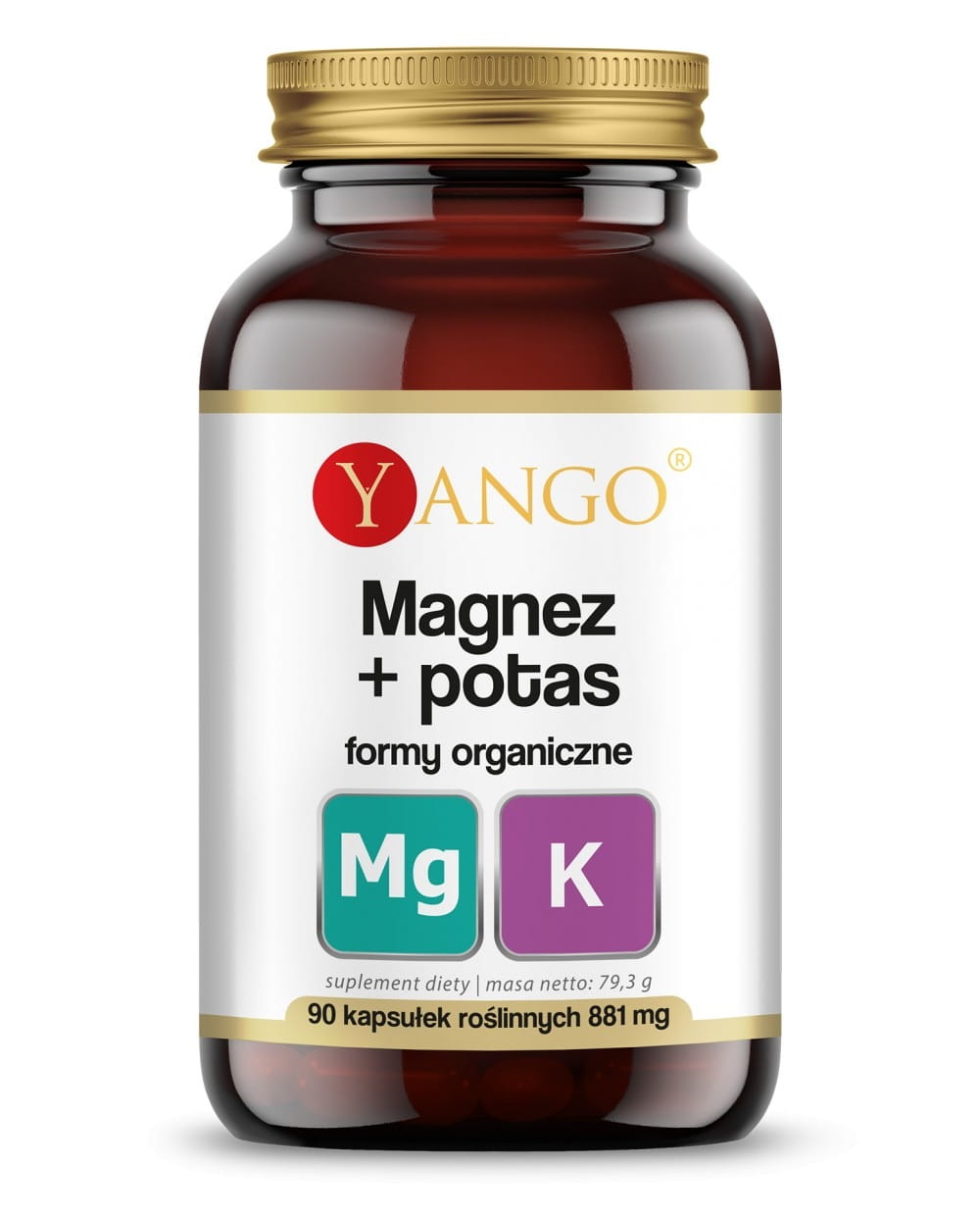Magnesium + Kalium (90 kapslar) Sekundär produktbild