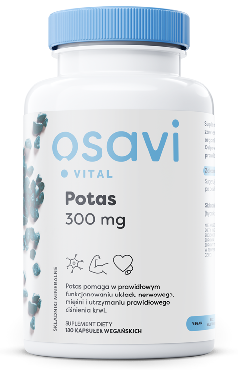OSAVI Kalium - Kaliy sitrat 100 mg (180 kapsula). Zweitbild