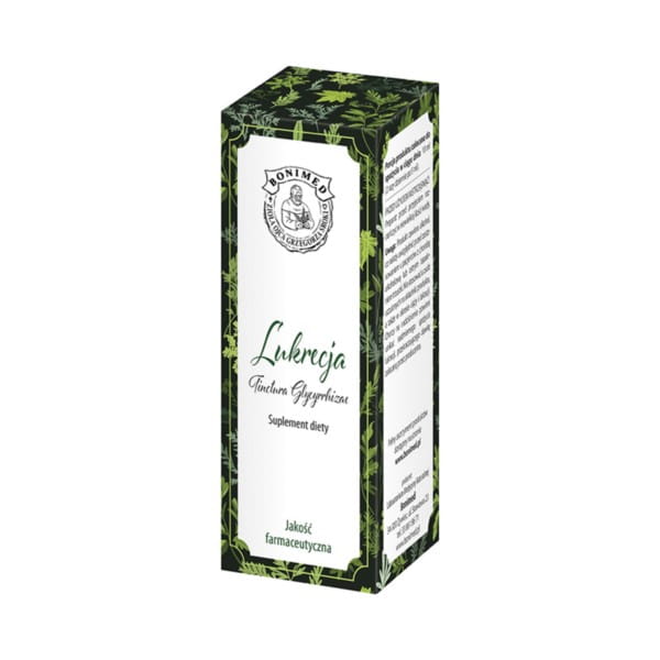Bonimed Lakritz-Tinktur Glycyrrhizae in 100 ml Flasche, dunkle Flüssigkeit, geeignet für medizinische und wohltuende Anwendungen