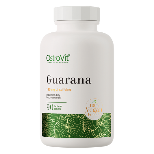 OSTROVIT Guarana 500 mg VEGE Tabletten, natürliche Energiequelle, 90 vegane Nahrungsergänzungsmittel in Tablettenform