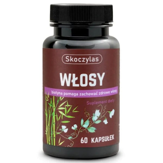 Haarpflegeprodukt Skoczylas Haar 60 K von SKOCZYLAS, glänzendes Haar und pflegende Textur, sichtbarer Inhalt der Verpackung