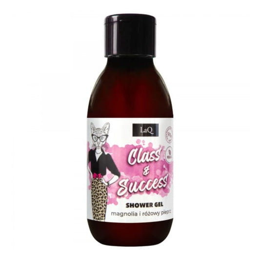 LAQ MINI Magnolie und rosa Pfeffer Gel in 100 ml Flasche, cremige Textur mit blumigem und würzigem Duft.