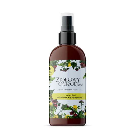 Hydrolat Werbena Zitrone von Dary Natury in 150 ml Flasche, frischer Zitronen- und Kräuterduft, ideal für Gesicht und Hautpflege