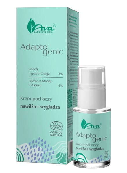 AVA Adaptogene Augencreme in 15 ml, cremige Textur, für die empfindliche Augenpartie, von AVA LABORATORIUM.