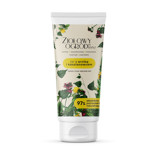 Gel mit Arnika und Cassitage von DARY NATURY, 250 ml, Naturkosmetik mit pflanzlichen Inhaltsstoffen, für Hautpflege und Erholung