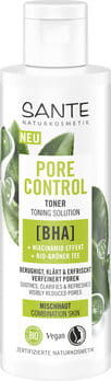 Gesichtswasser Pore Control mit BHA und grünem Tee von SANTE, 125 ml, klärende Gesichtstonic für fettige Haut.