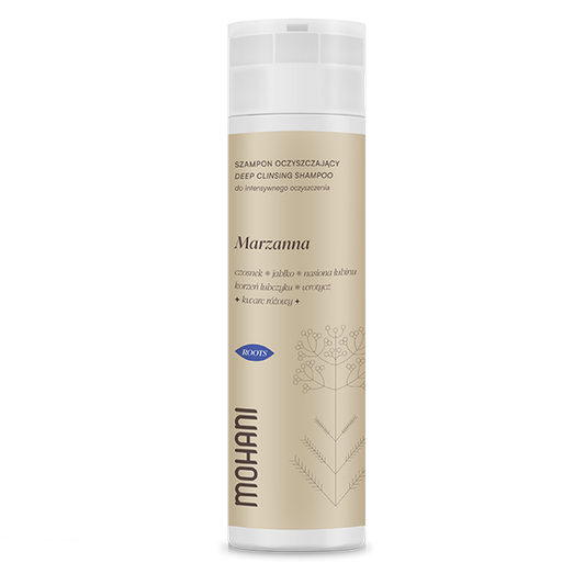 Intensive Reinigungs-Marshine-Shampoo von MOHANI, 250 ml, für sauberes, gepflegtes Haar und Kopfhaut.