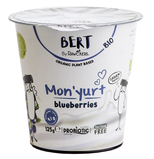 Schwarzes Nussdessert von BERT, BERRY NUTS - BlackNut, in 125 g Packung, cremige pflanzliche Süßigkeit mit Nussaroma