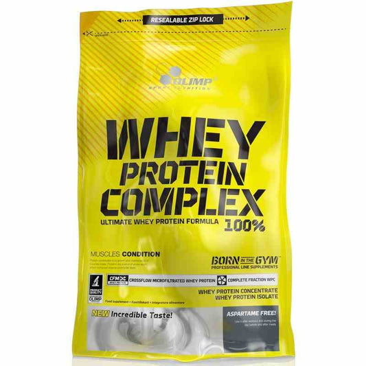 Olimp Whey Protein Complex 100% mit gesalzenem Karamellgeschmack, 0,7 kg, cremiges Proteinpulver in Dose, ideal für Muskelaufbau