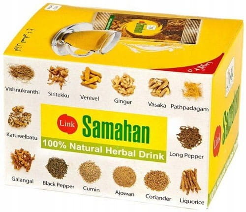 Natürlicher ayurvedischer Kräutertee von SAMAHAN in 25 Portionsbeuteln, frische Kräuter für wohltuenden Genuss