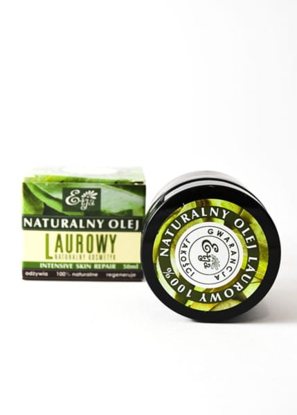 Etja Lorbeeröl in 50 ml Glasflasche, naturbelassenes ätherisches Öl mit Lorbeeraroma, ideal für Aromatherapie und natürliche Anwendungen