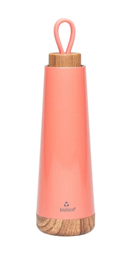 COLOUR 500 ml CHIC-MIC Thermoflasche mit Silikonhandgelenk, Edelstahl, isolierend, ideal für Getränke unterwegs.