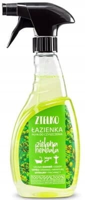 Grüne Tee Badflüssigkeit von Zielko in 500 ml Flasche, natürliche Pflege für die Haut, von BIOGO.PL PRODUKTY
