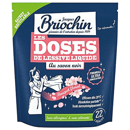 Universal Blomsterrensningskapsler på grå sæbebasis (22 stk) - BRIOCHIN