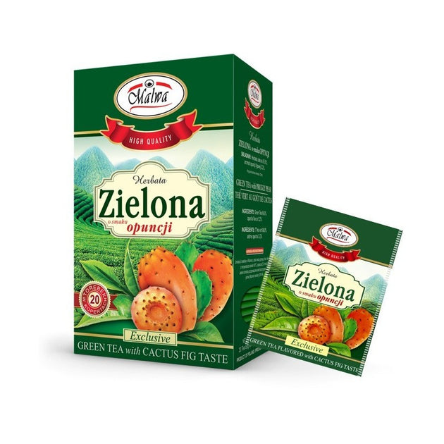 Πράσινο τσάι + σύκο κάκτου fix 20 x 15g Malwa