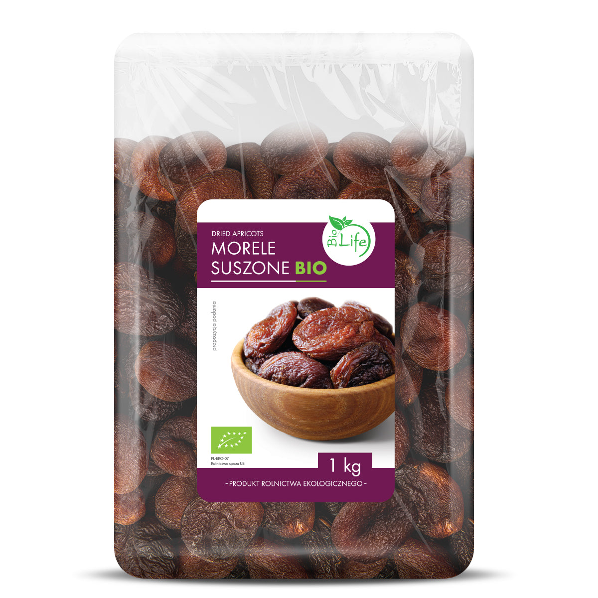 Aprikoser 1kg EKO BIO LIFE Sekundär produktbild